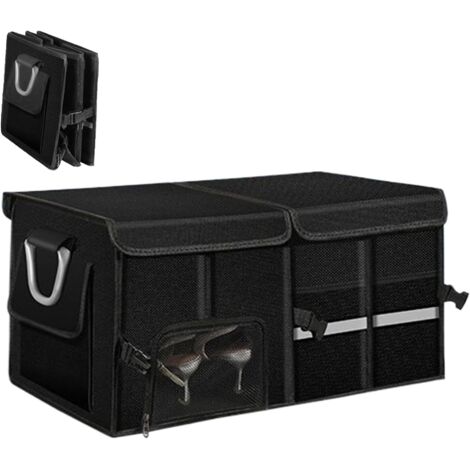 Organiseur de coffre de voiture, portable et pliable avec poignées – Boîte (1/5)