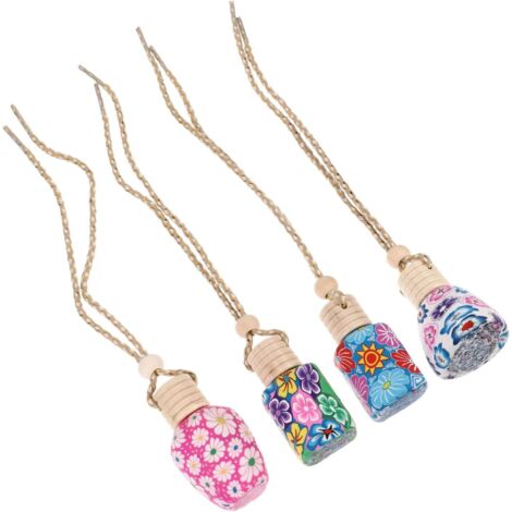 8 pièces Pendentifs Décoratifs Parfum Voiture Accessoires Suspendus (1/5)