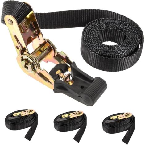 4 pièces Sangles Arrimage à Cliquet Sangles de Serrage Robustes pour (1/5)
