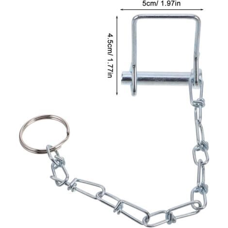 Goupille de Sécurité pour Remorque avec Câble Anti Rupture Verrouillage (1/5)