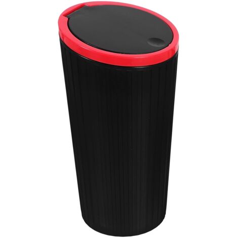 Poubelle de Voiture Compacte avec Couvercle Étanche Petite Poubelle (1/5)