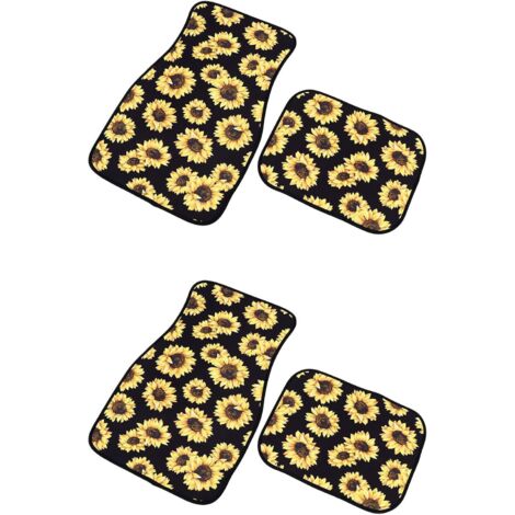 Tapis Voiture Décoratif Tournesol Antidérapant Tapis Sol Épais pour (1/5)