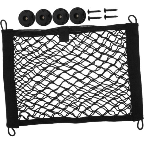 Organisateur de Siège Auto Filet Double Couche Filet de Rangement Latéral (1/5)