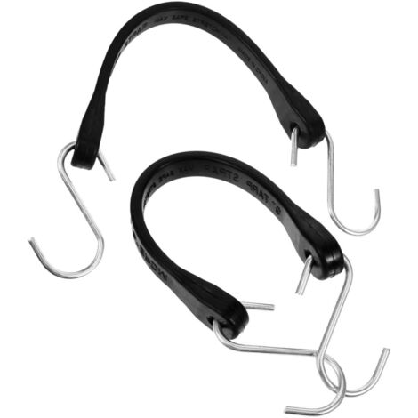 2 pièces Cordes Élastiques Caoutchouc avec Crochets Sangles de Fixation (1/5)