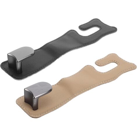 2 pièces Crochets pour Siège Auto Cuir PU Supports Robustes pour Appuie (1/5)
