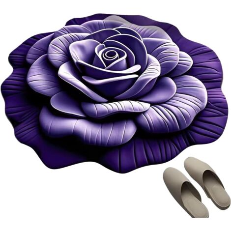 Tapis De Salle De Bain Antidérapant Motif 3D pour Douche Et Bain Tapis (1/5)