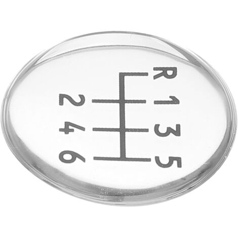 Autocollant Rond pour Pommeau de Levier de Vitesse Voiture Manuelle (1/5)