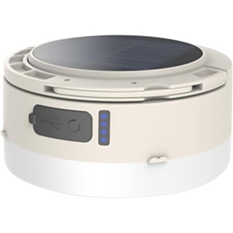 Lampe De Camping Solaire,Lampe Solaire Pour Pannes De Courant 3 Modes (1/5)