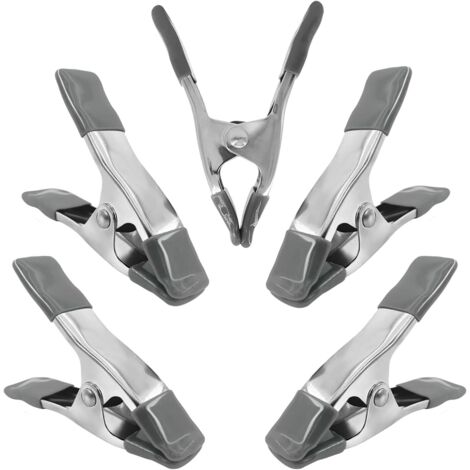 Fixations pour Abri De Piscine Lot De 5 Pinces À Ressort Système d (1/5)