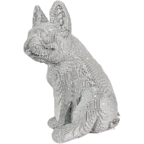 Statue Bulldog Figurines Chien Bouledogue Français Décoration Sculpture (1/5)
