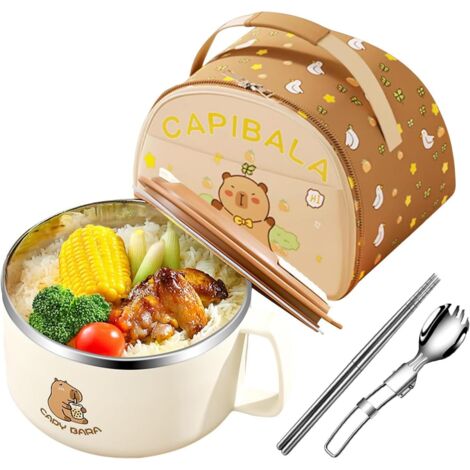 Set De Bols Ramen Pour,Bol Ramen Capybara 1300ml Avec Bagettes,Vaisselle (1/5)