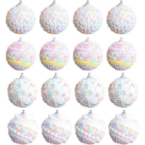 Boules de Décoration pour Sapin de Noël Ornements Festifs en Mousse pour (1/5)