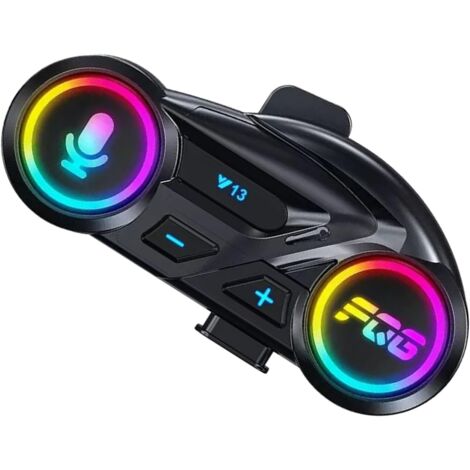 Kit Oreillette pour Casque, Système Audio sans Fil pour Moto, Réduction (1/5)
