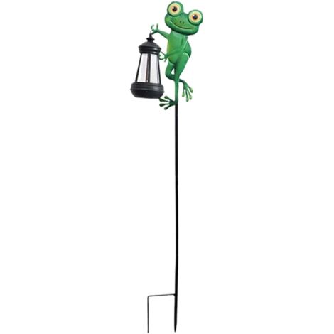Piquets Solaires pour Jardin Grenouille Solaire Étanche Sculptures (1/5)