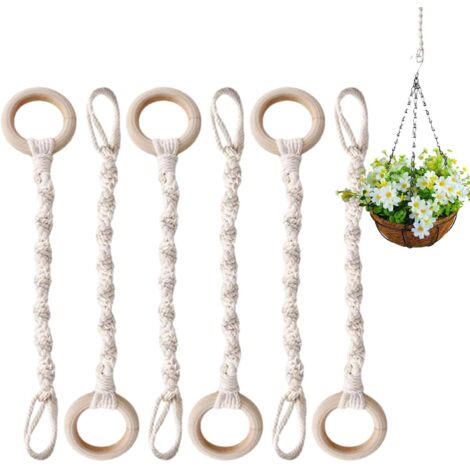 Porte Accessoires de s d'Intérieur Porte Jardinières en Corde pour la (1/5)