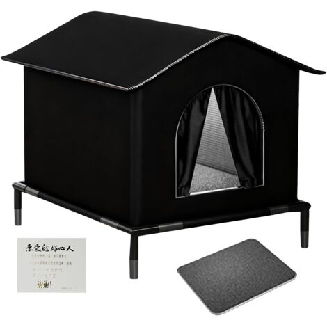 Maison Pour Chat Extérieure Résistante Aux Intempéries Tente Isolée (1/5)