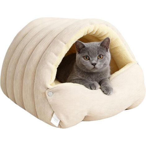 Lit pour Chat en Forme De Grotte Tente De Nid Confortable pour Animaux De (1/5)