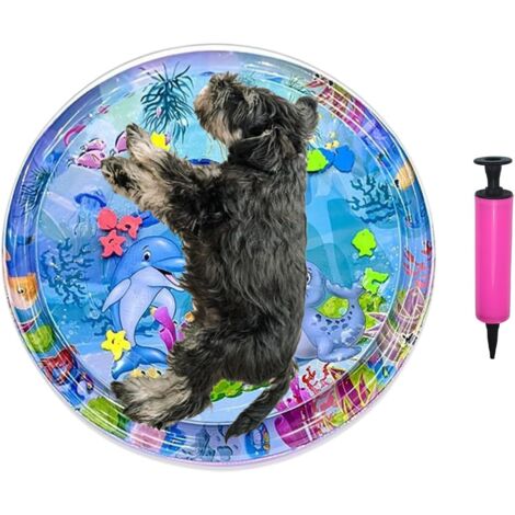 Tapis Sensoriel À Eau Pour Chats,Tapis Sensoriel À Eau Avec Pompe De (1/5)
