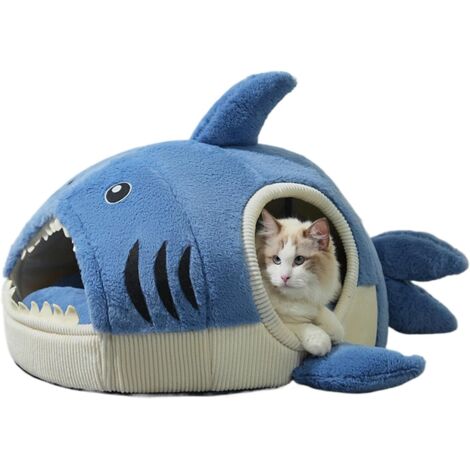 Lit nid pour chats, lit grotte pour animaux de compagnie Nid de chat chaud (1/5)