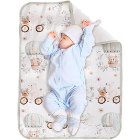 Matelas d'Alèse pour Berceau Protection de Matelas Enfant Alèze Lavable (1/5)