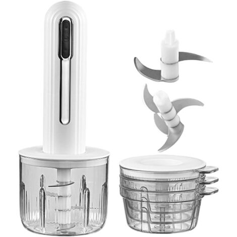 Hachoir Électrique Mini pour Aliments Robot Culinaire USB Rechargeable,Hach (1/5)