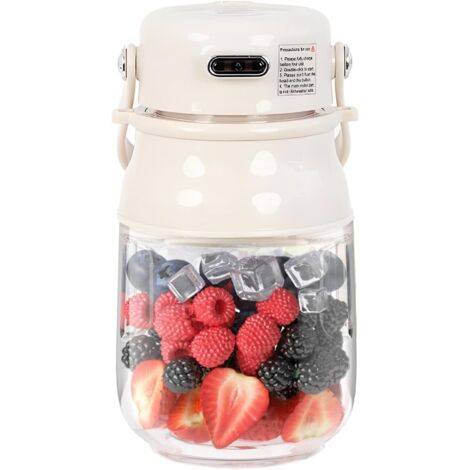 Blender Rechargeable Mixeur Personnel Électrique avec Bouteille Shaker (1/5)