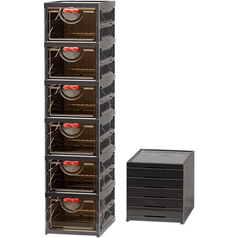 Étagère Organisateur à Chaussures Ministructure Pliable Étroite Pour (1/5)