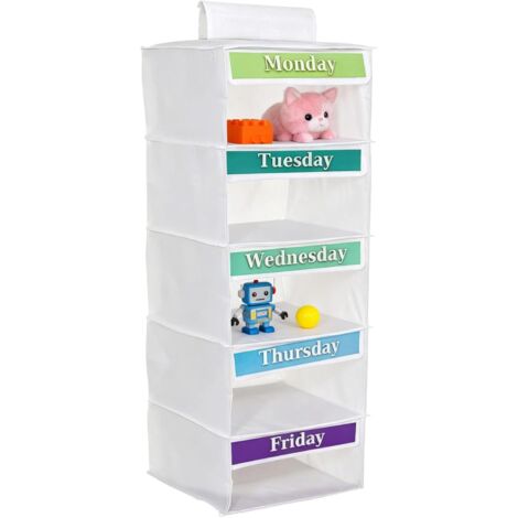 Organisateur de Vêtements Jours de la Semaine,Organisation de Rangement (1/5)
