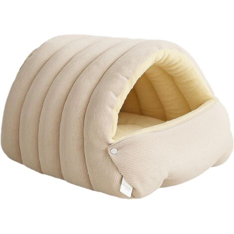 Maison pour Chat D Intérieur,Nid De Sommeil Lavable pour L Hiver Lit (1/5)
