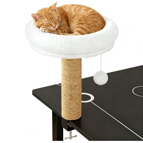 Hamac pour Chat pour Bureau, Anti Basculement 360° Rotatif Et Chaleureux, (1/5)