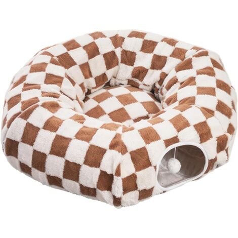 Tunnel Donut Pour Chat Nid Pour Animal De Compagnie Lavable Avec