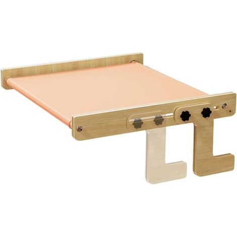 Hamac pour Chat À Fenêtre,Lit en Bois sans Percage pour Chaton,Perchoir De (1/5)