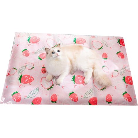 Tapis Rafraîchissant pour Chats,Matelas Anti Dérapant pour Chaton Matelas