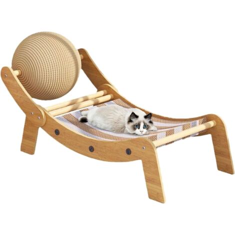 Griffoir avec Siège de Détente pour Chat Griffoir avec Coussin,Jouet avec (1/5)