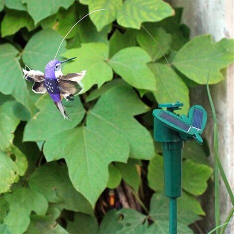 Générique Lot De 3 Colibri Solaire Flottants, Colibris Flottants À Énergie Solaire, Colibris Dansants Volants Réalistes, Anti Mouche, Pour Décoration De Terrasse, Couleur Aléatoire, 13x8x8cm