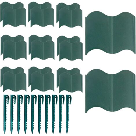 Bordure de Jardin pour Les Parterres de Fleurs, 20 Pièces pour (1/5)