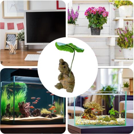 SYWHXY Lot de 150 mini figurines de tortues de mer lumineuses en résine phosphorescentes pour décorations