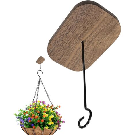 Porte Carillon,Accroches Murales à Crochets Adhésif pour Paniers à Fleurs (1/5)