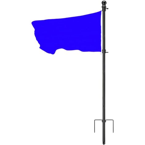 Hampe Drapeau Extérieur Hauteur Reglable 1.2 Metre Poteau Sol Poteau De (1/5)