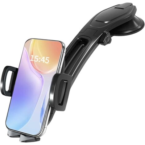Support de téléphone portable pour voiture, ventouse rotative à 360 ° (1/5)