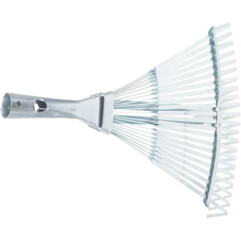 Râteau Jardin Extensible Tête Métal Réglable Nettoyage (1/5)