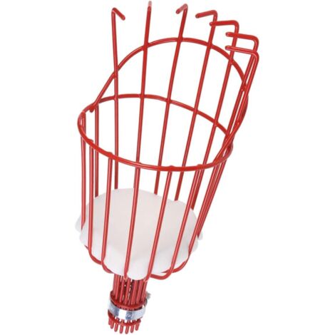 Panier Récolteur De Fruits Rouge Fer Plastifié pour Récolte (1/5)