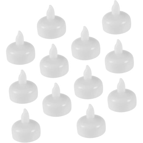 Bougies LED Lot de 12 Plastique sans Fuite Électrique sans (1/5)