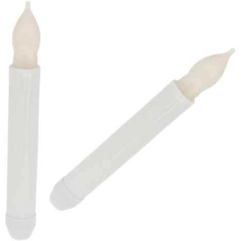 12pièces Lot de Bougies LED sans Flamme Jaunes Effet (1/5)