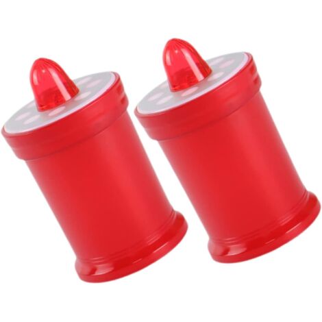 2pièces Bougies LED sans Flamme Rouges Imitateurs Lot de (1/5)