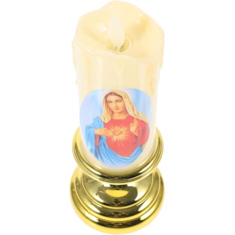 Bougies De Prière Catholiques À LED Bougie Électronique Non (1/5)