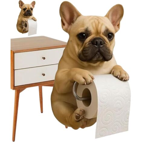 Distributeur d'Essuie-Tout Chien Support pour Chien (1/5)