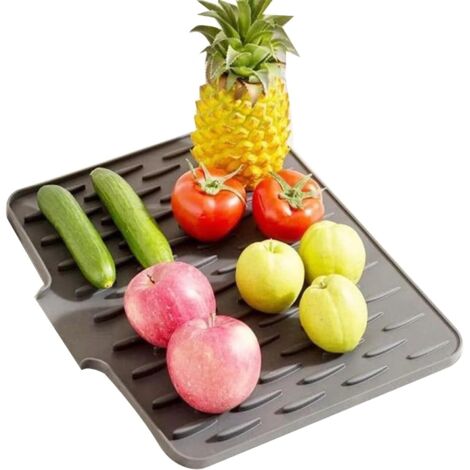 Tapis de Séchage en Silicone Tapis pour Plan de Travail (1/5)