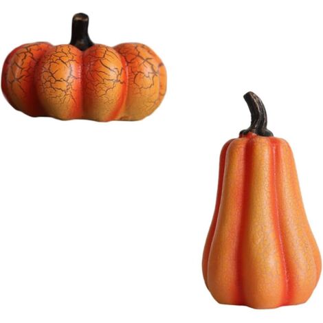 Lot de 2 Bougies LED en Forme de Citrouille pour Halloween (1/5)
