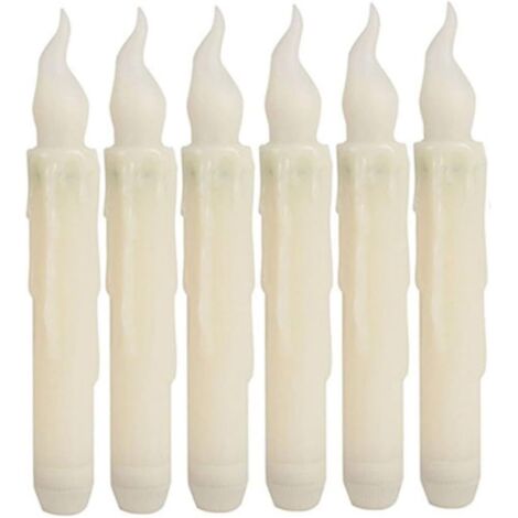 6 Pièces Bougies décoratives LED Cierge LED Wedding (1/5)